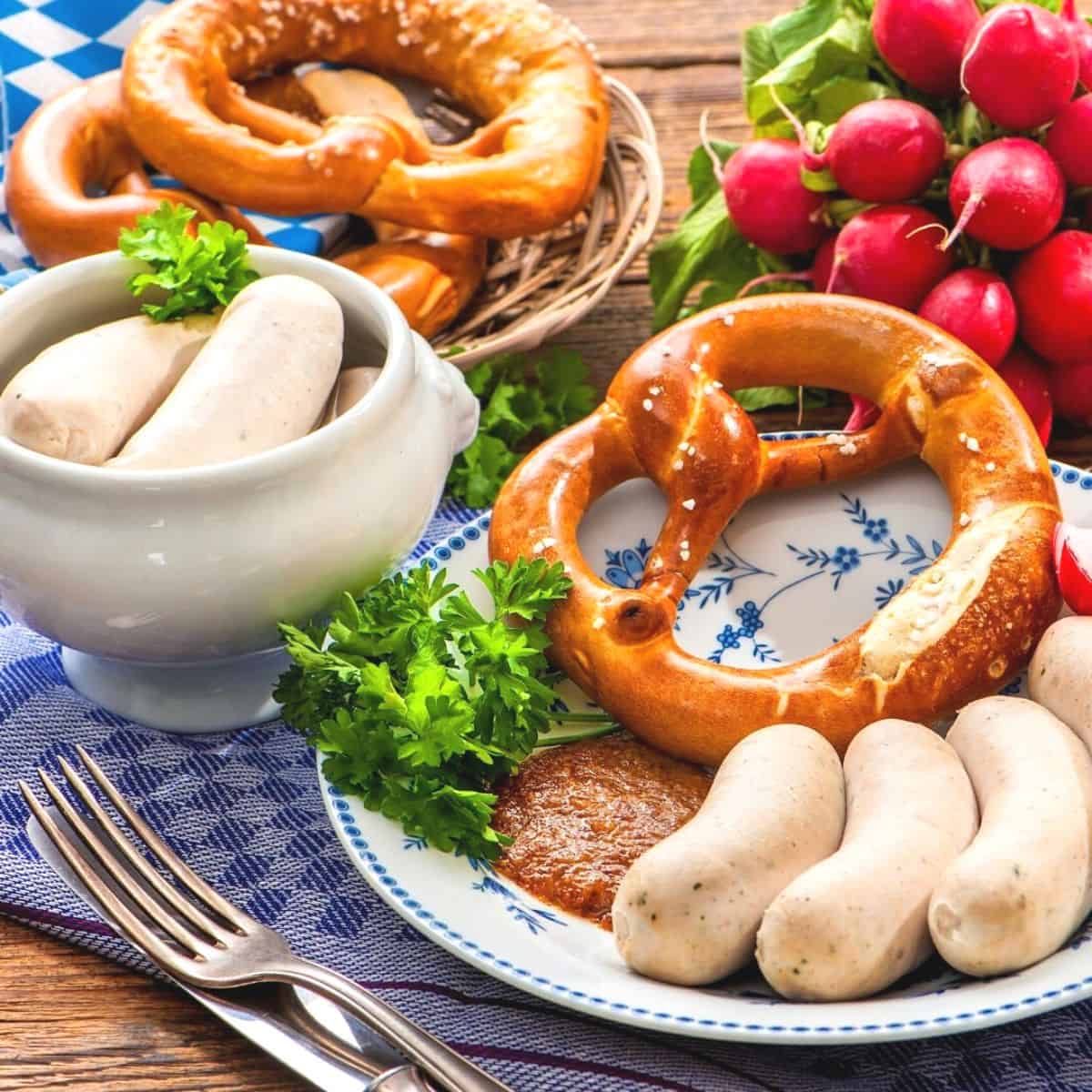 Bavarian Sausages Weisswurst All Tastes German